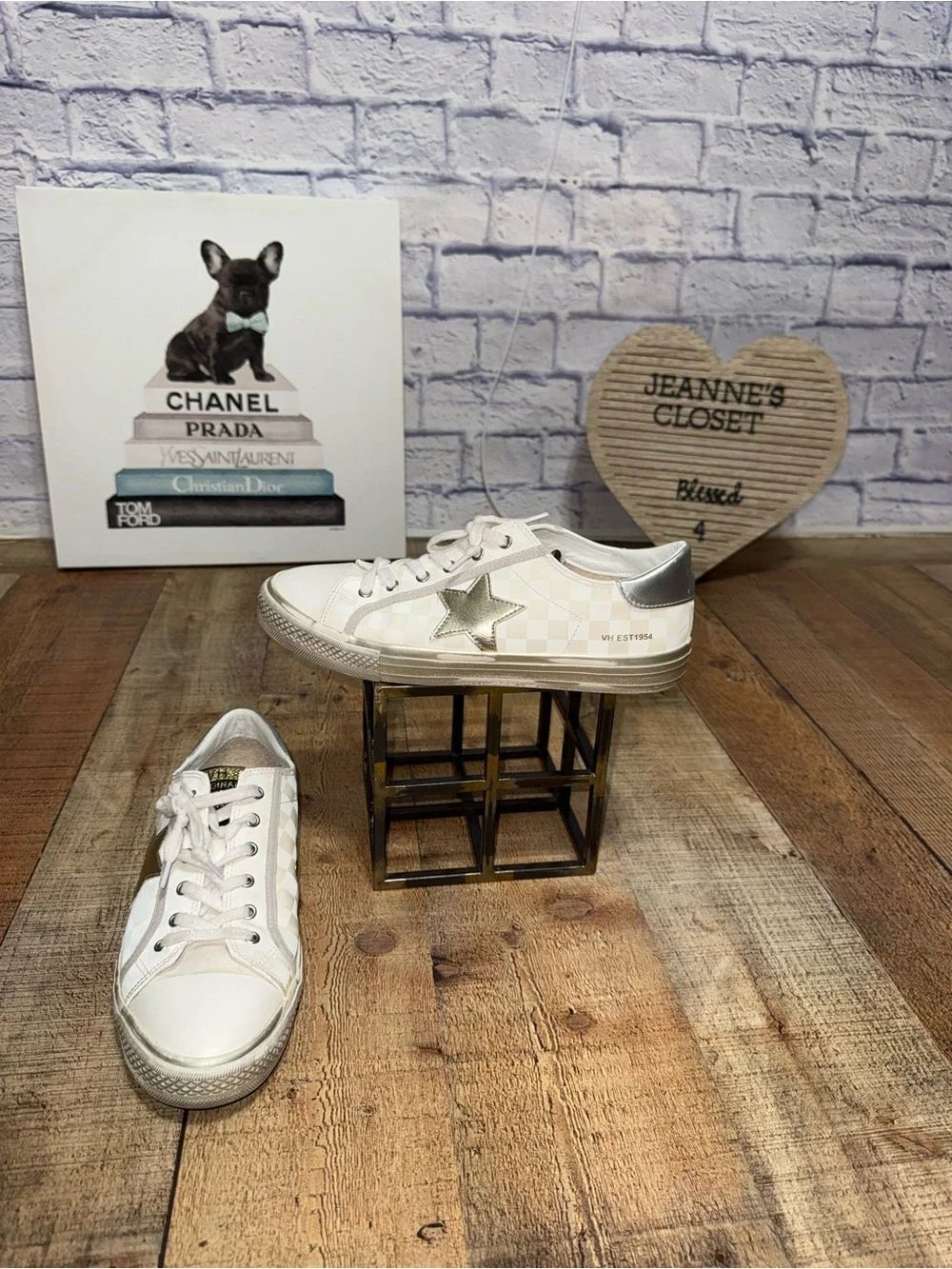 Vintage Havana VH EST 1954 Checkerboard Star Sneakers - Women’s Size 10